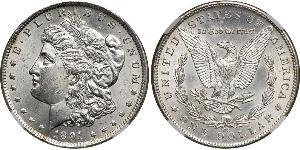 1 Доллар США (1776 - ) Серебро 
