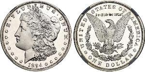 1 Доллар США (1776 - ) Серебро 