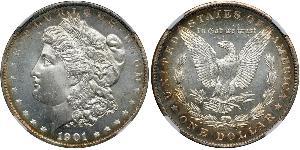 1 Доллар США (1776 - ) Серебро 