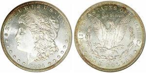 1 Доллар США (1776 - ) Серебро 