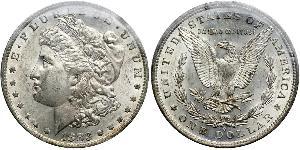 1 Доллар США (1776 - ) Серебро 