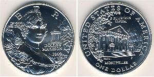1 Доллар США (1776 - ) Серебро 