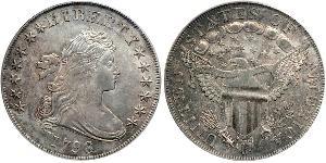 1 Доллар США (1776 - ) Серебро Anne Willing Bingham (1764-1801)