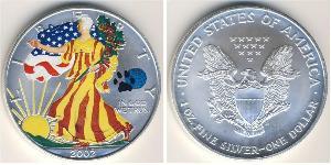 1 Доллар США (1776 - ) Серебро 