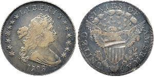 1 Доллар США (1776 - ) Серебро Anne Willing Bingham (1764-1801)