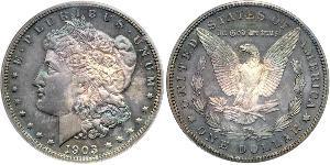 1 Доллар США (1776 - ) Серебро 