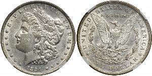1 Доллар США (1776 - ) Серебро 