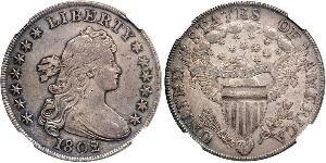 1 Доллар США (1776 - ) Серебро Anne Willing Bingham (1764-1801)