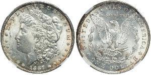 1 Доллар США (1776 - ) Серебро 