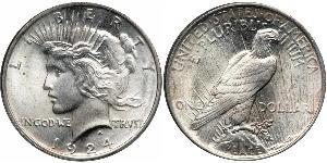 1 Доллар США (1776 - ) Серебро 
