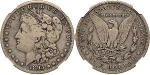 1 Доллар США (1776 - ) Серебро 