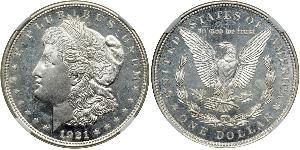 1 Доллар США (1776 - ) Серебро 