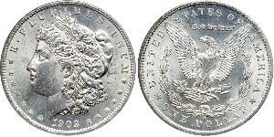 1 Доллар США (1776 - ) Серебро 