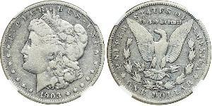 1 Доллар США (1776 - ) Серебро 