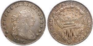 1 Доллар США (1776 - ) Серебро Anne Willing Bingham (1764-1801)