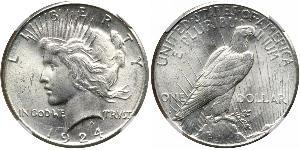 1 Доллар США (1776 - ) Серебро 