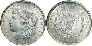 1 Доллар США (1776 - ) Серебро 
