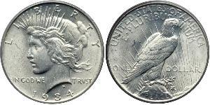 1 Доллар США (1776 - ) Серебро 