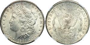 1 Доллар США (1776 - ) Серебро 