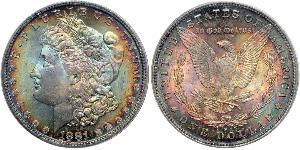 1 Доллар США (1776 - ) Серебро 