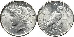1 Доллар США (1776 - ) Серебро 