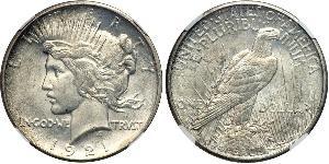 1 Доллар США (1776 - ) Серебро 