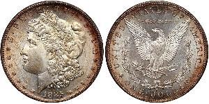1 Доллар США (1776 - ) Серебро 