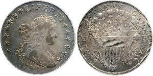1 Доллар США (1776 - ) Серебро Anne Willing Bingham (1764-1801)