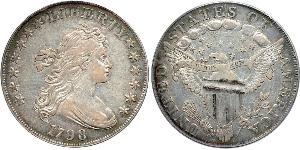 1 Доллар США (1776 - ) Серебро Anne Willing Bingham (1764-1801)