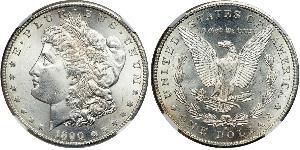 1 Доллар США (1776 - ) Серебро 