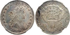 1 Доллар США (1776 - ) Серебро Anne Willing Bingham (1764-1801)