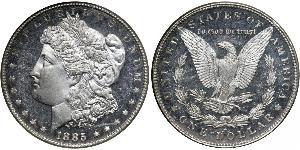 1 Доллар США (1776 - ) Серебро 