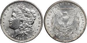 1 Доллар США (1776 - ) Серебро 