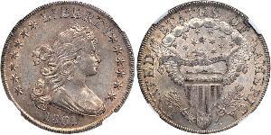 1 Доллар США (1776 - ) Серебро Anne Willing Bingham (1764-1801)