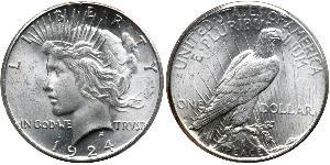 1 Доллар США (1776 - ) Серебро 