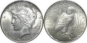 1 Доллар США (1776 - ) Серебро 