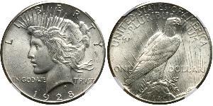 1 Доллар США (1776 - ) Серебро 
