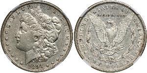 1 Доллар США (1776 - ) Серебро 