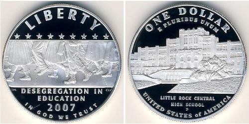 1 Доллар США (1776 - ) Серебро 