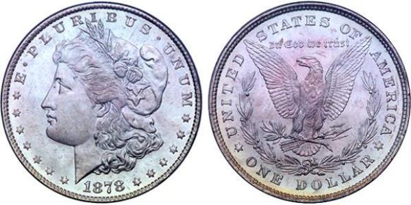 1 Доллар США (1776 - ) Серебро 