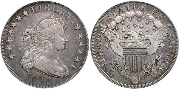 1 Доллар США (1776 - ) Серебро Anne Willing Bingham (1764-1801)