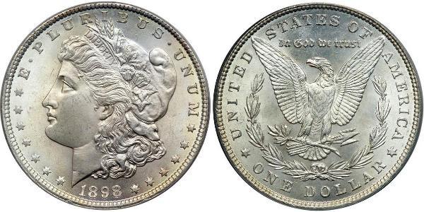 1 Доллар США (1776 - ) Серебро 