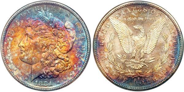 1 Доллар США (1776 - ) Серебро 