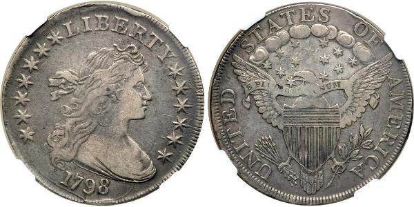 1 Доллар США (1776 - ) Серебро Anne Willing Bingham (1764-1801)
