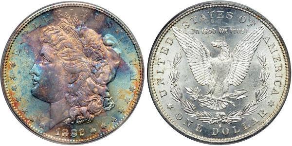 1 Доллар США (1776 - ) Серебро 