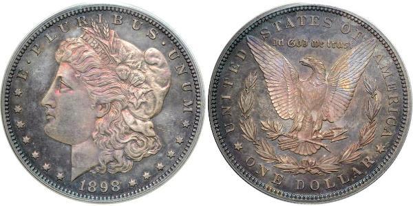 1 Доллар США (1776 - ) Серебро 