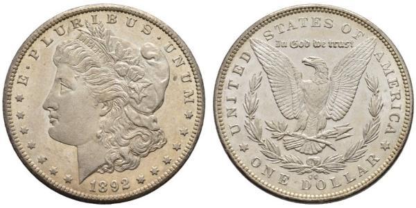 1 Доллар США (1776 - ) Серебро 