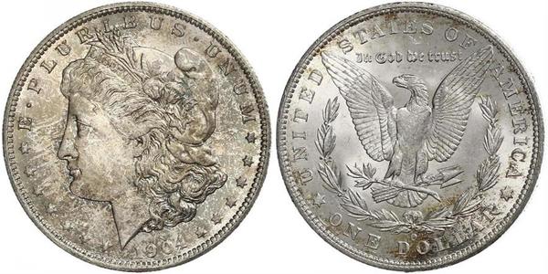 1 Доллар США (1776 - ) Серебро 