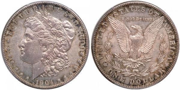 1 Доллар США (1776 - ) Серебро 