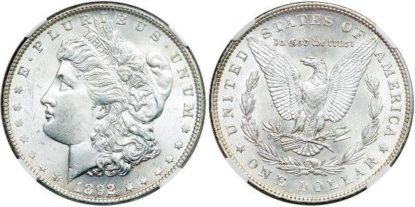 1 Доллар США (1776 - ) Серебро 